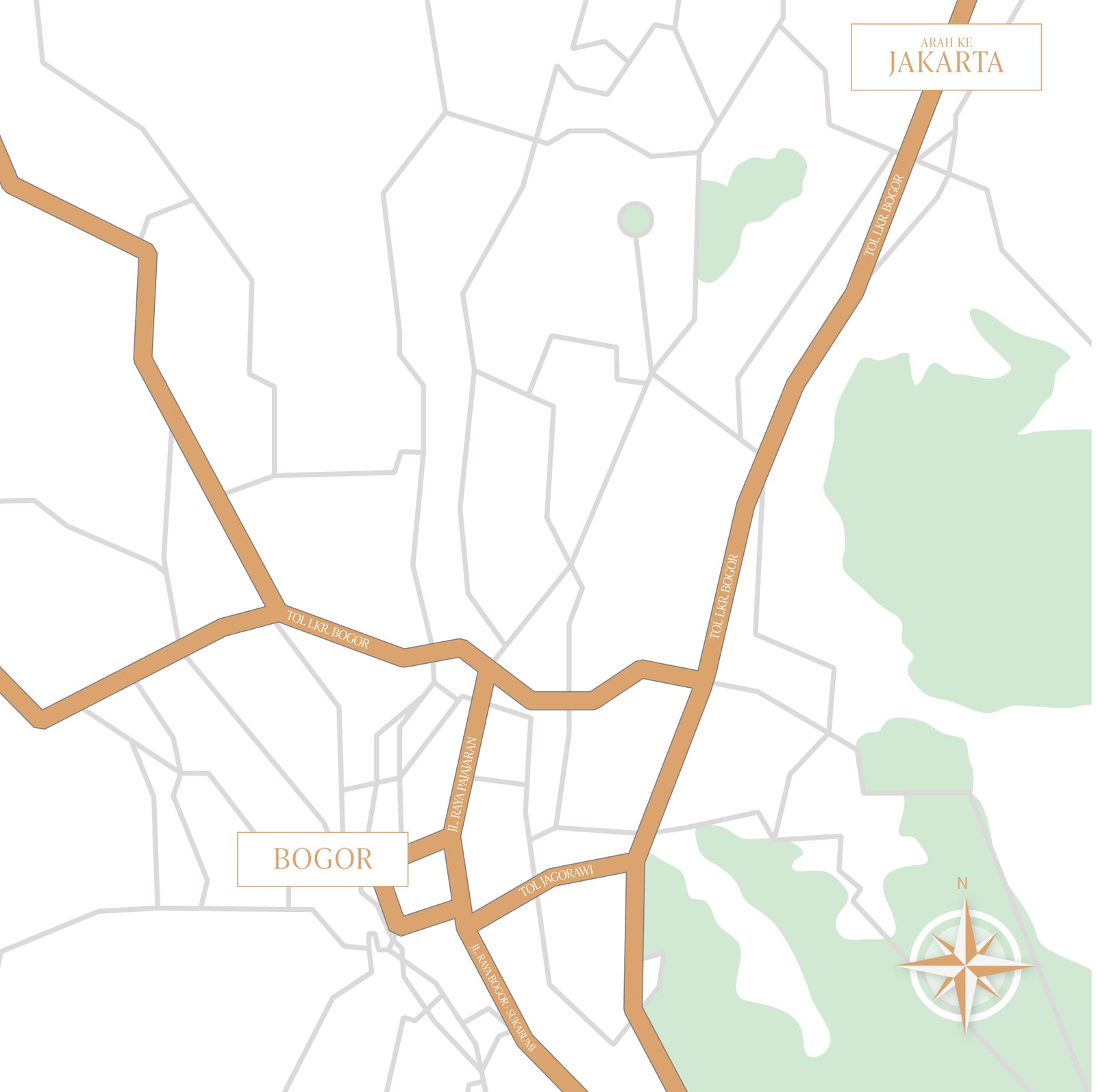 Peta Lokasi Harsen Land